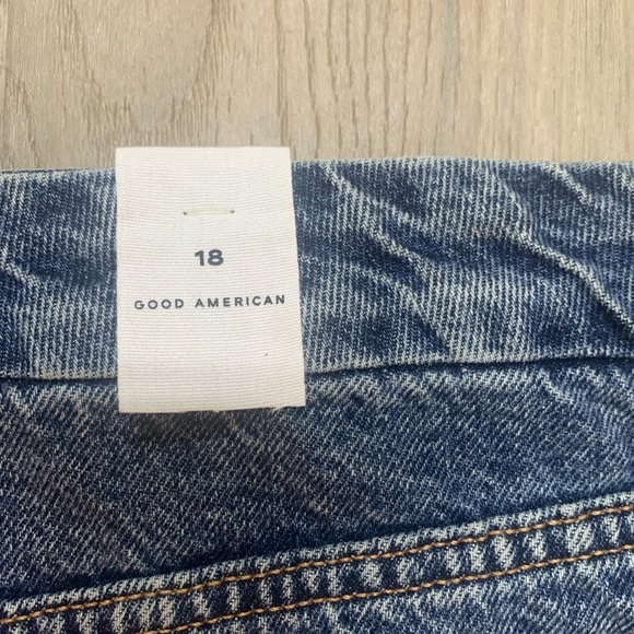 NWOT Good American Jean Skirt Size 18W - Picture 4 of 7